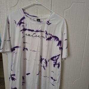 NFINITY Tie-Dye Purple and White Tee
